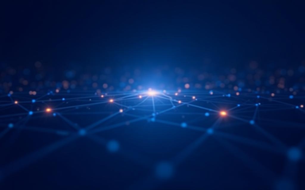 Abstract image representing connection and support in broadcasting